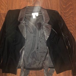 Vintage Black Velvet Jacket
